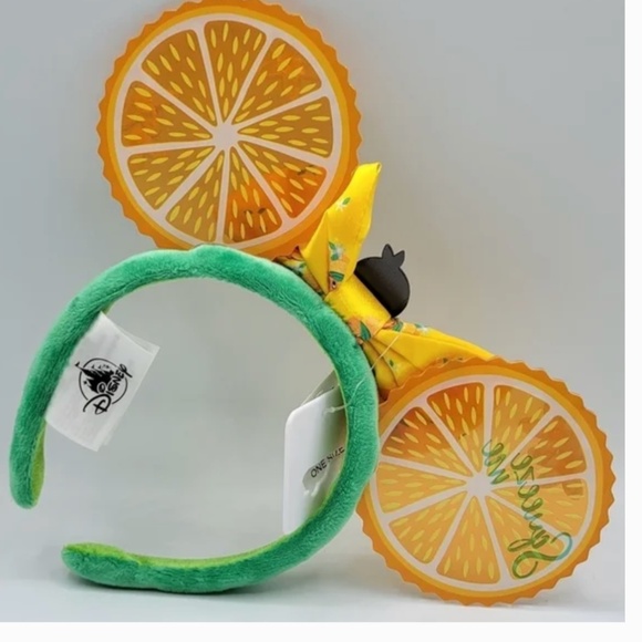 Disney Orange Bird Epcot Flower and Garden Festival Minnie Mouse Ear Headband - Picture 3 of 5